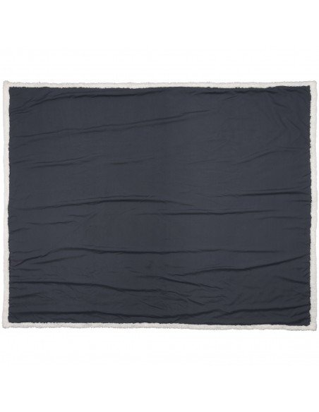 Far sherpa plaid blanket