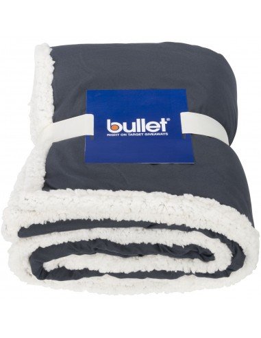 Far sherpa plaid blanket