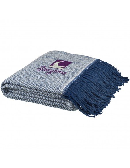 Haven herringbone throw blanket