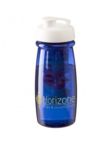 H2O Pulse® 600 ml flip lid sport bottle & infuser
