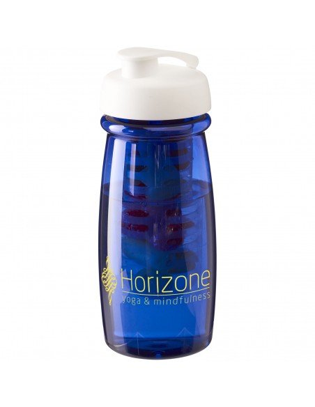 H2O Pulse® 600 ml flip lid sport bottle & infuser