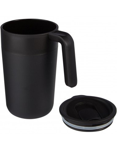 Nordia 400 ml double-wall recycled mug