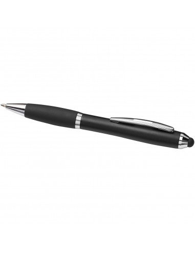 Curvy stylus ballpoint pen