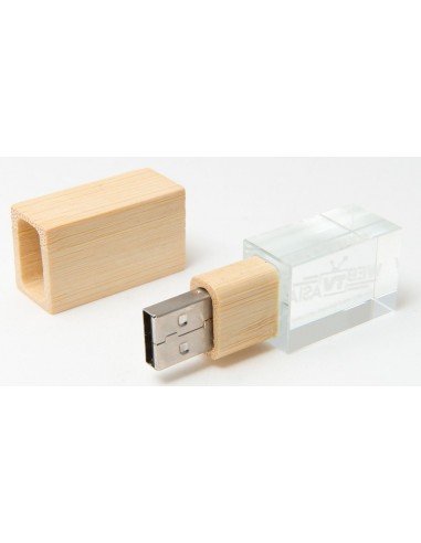 USB atmintinės Crystal Bamboo