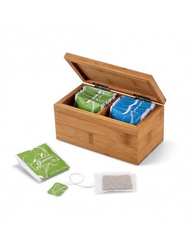 BURDOCK. Bamboo tea box