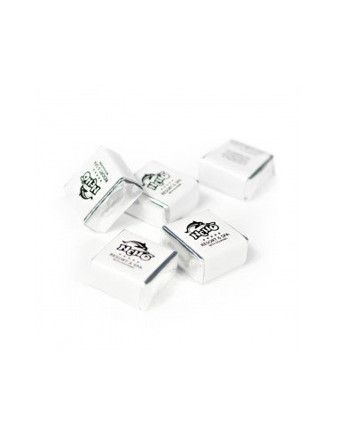 Chocolate-waffle candy with logo