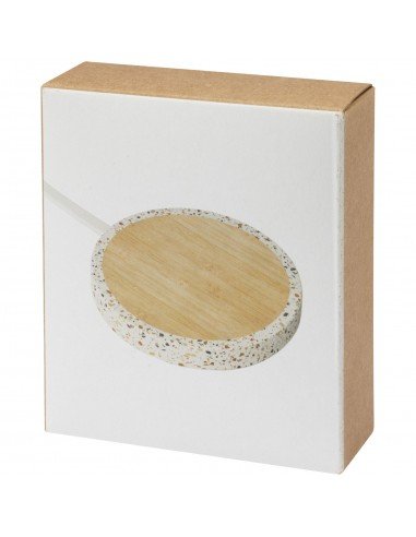 Terrazzo 10W wireless bamboo charging...