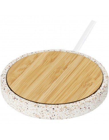 Terrazzo 10W wireless bamboo charging...