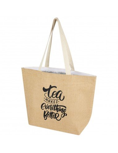 Juta 300 g/m² jute cooler tote bag 12L