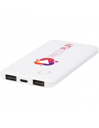 Slender 4000 mAh slim dual power bank