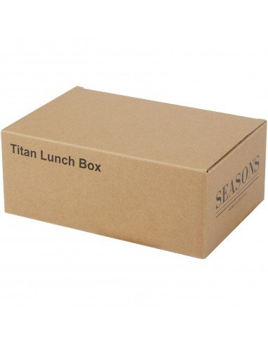Titan recycled stainless steel lunch box
