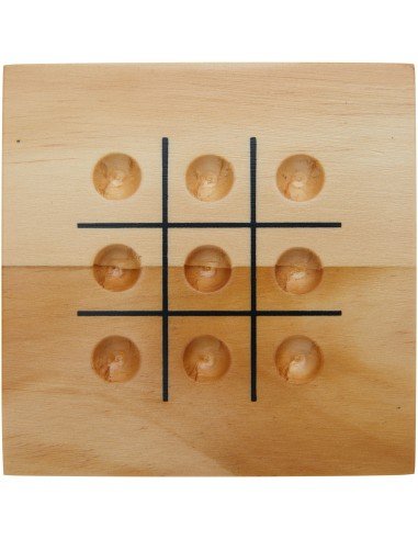 Strobus wooden tic-tac-toe game