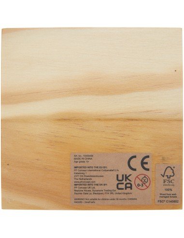 Strobus wooden tic-tac-toe game