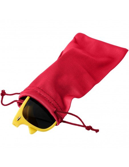 Clean microfibre pouch for sunglasses