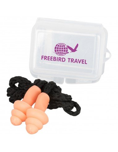 Bazz reusable noise reduction ear plugs in case