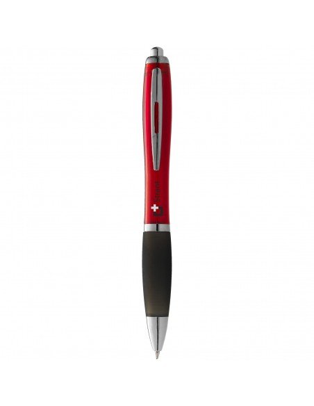 Nash ballpoint pen coloured barrel and black grip