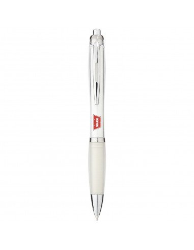 Nash ballpoint pen with coloured barrel and grip