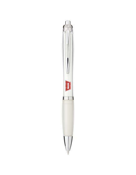 Nash ballpoint pen with coloured barrel and grip