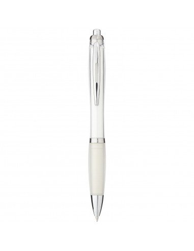 Nash ballpoint pen with coloured barrel and grip