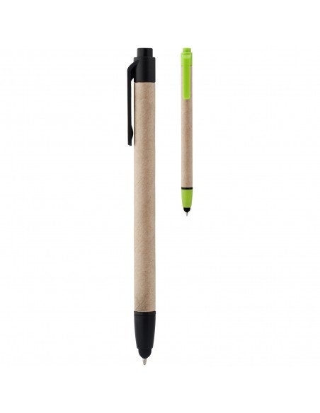 Planet recycled stylus ballpoint pen