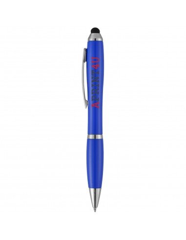 Nash stylus ballpoint pen with coloured grip