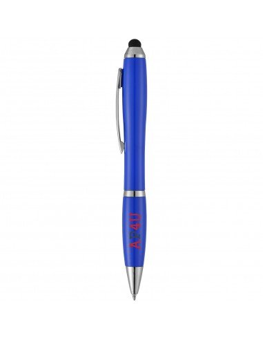 Nash stylus ballpoint pen with coloured grip