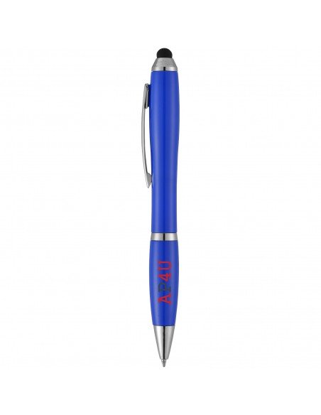 Nash stylus ballpoint pen with coloured grip