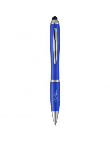 Nash stylus ballpoint pen with coloured grip