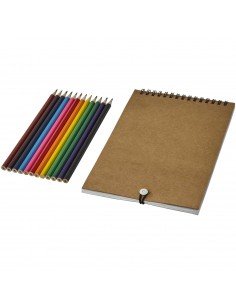 Claude colouring set with notebook