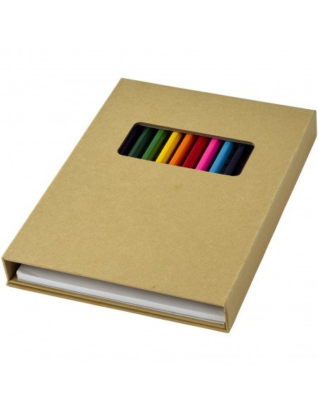 Pablo colouring set with drawing paper