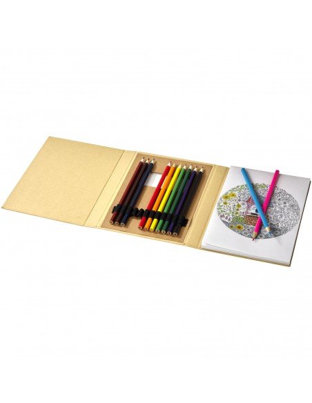 Pablo colouring set with drawing paper