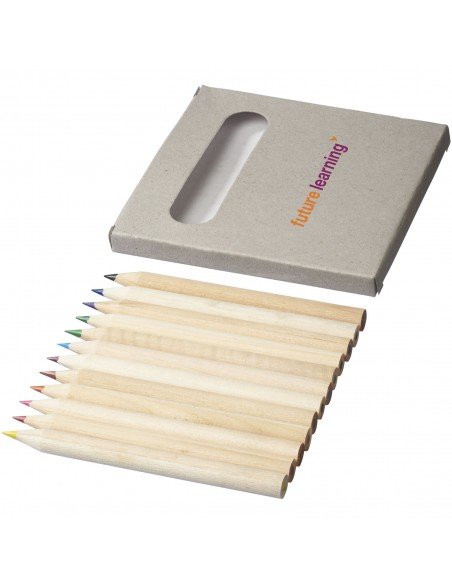 Tallin 12-piece coloured pencil set