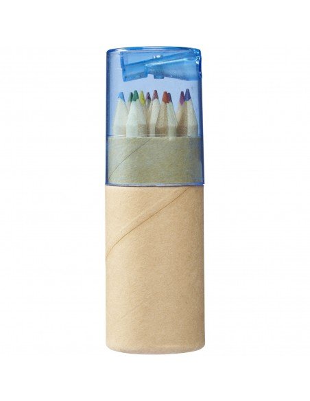 Hef 12-piece coloured pencil set with sharpener