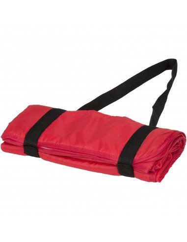 Roler picnic plaid with carrying strap