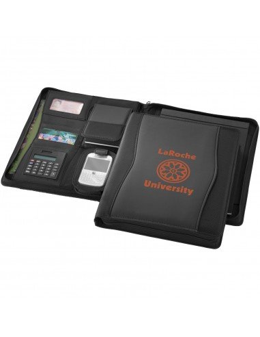 Wave A4 zippered portfolio
