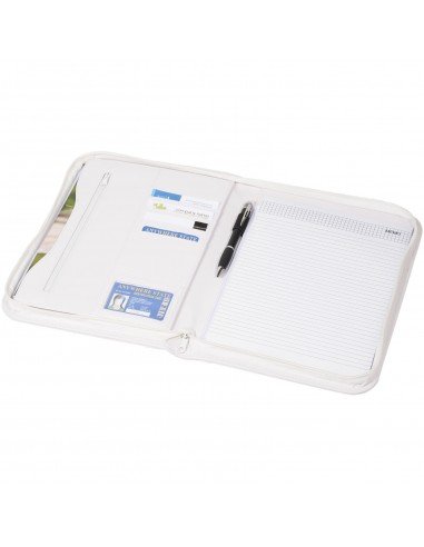 Ebony A4 zippered portfolio