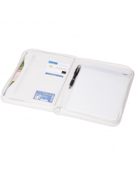 Ebony A4 zippered portfolio