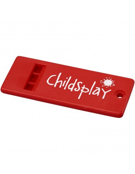 Wanda flat whistle with large branding surface