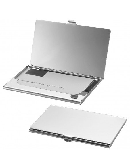 New York business card holder with mirror