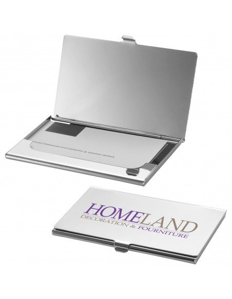 New York business card holder with mirror