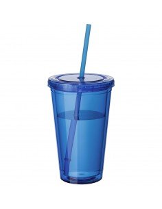 Cyclone 450 ml insulated tumbler with straw 2