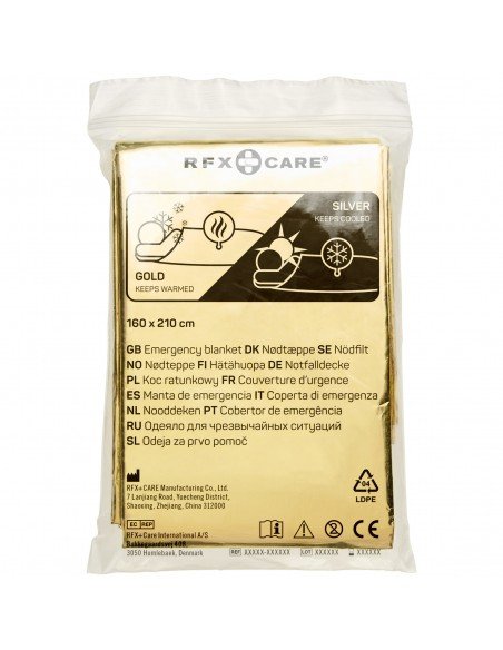 Frederik 2-function emergency blanket