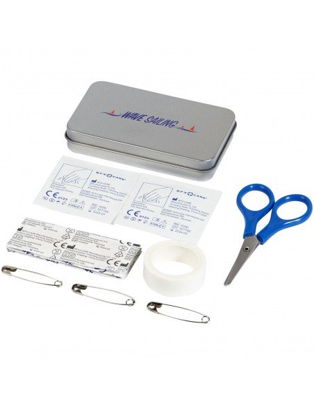 Vincent 12-piece first aid tin box Vincent 12-piece first aid tin box