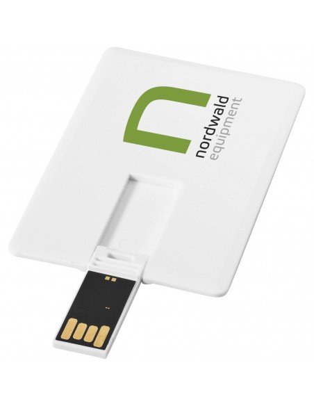 Slim card-shaped 2GB USB flash drive