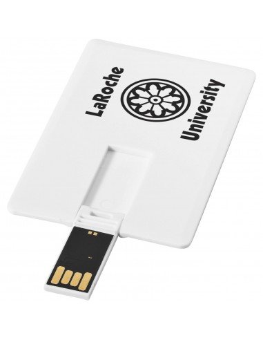 Slim card-shaped 4GB USB flash drive