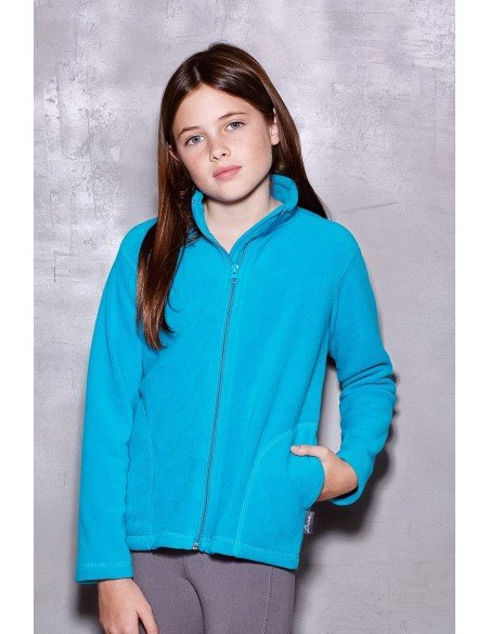 Vaikiški džemperiai fleece su užtrauktuku