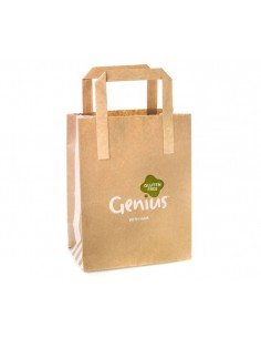 KRAFT popieriniai maišeliai su plokščiomis rankenomis 2