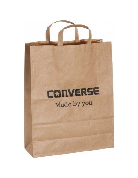 KRAFT popieriniai maišeliai su plokščiomis rankenomis