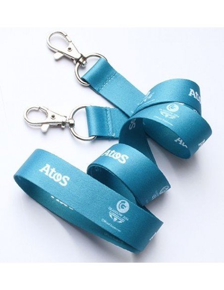 Personalizuotos kaklajuostės su dviem karabinais