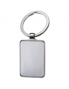 Stačiakampis metalinis raktų pakabukas 2